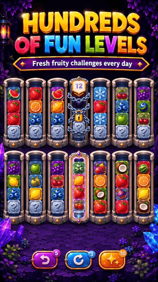 Soda Jam: Color Sort gameplay